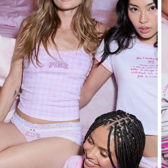 love shack fancy x pink gingham tank - Picture 2 of 4